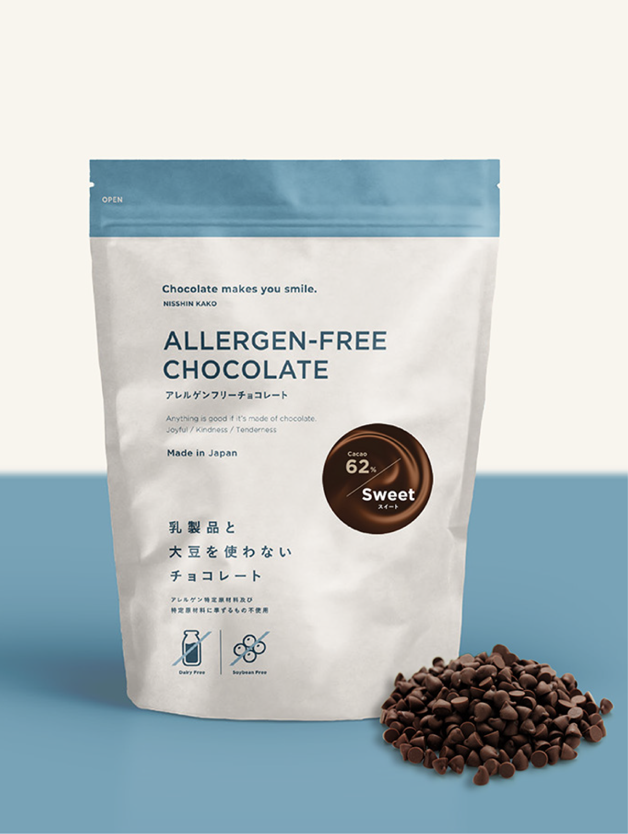 ALLERGEN-FREE CHOCOLATE Sweet Cacao 62%